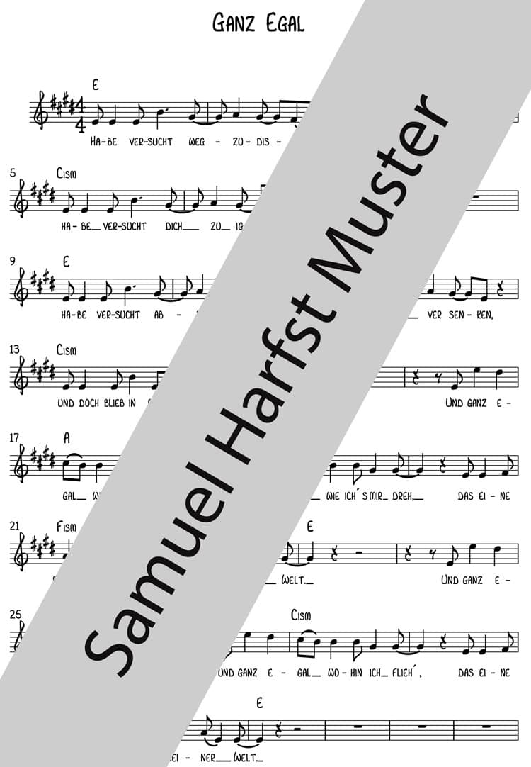 NOTEN | Ganz Egal