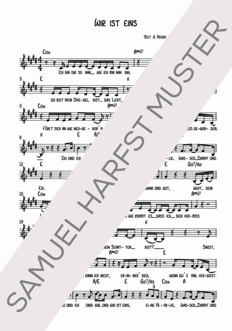 NOTEN | Wir ist eins