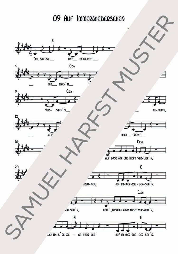 NOTEN | Auf Immerwiedersehen
