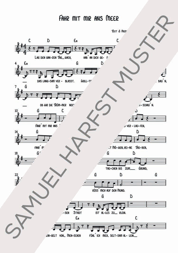 NOTEN | Fahr mit mir ans Meer
