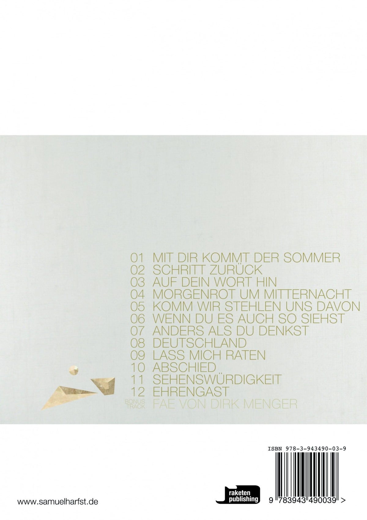 SONGBOOK | Schritt zurück [2012]
